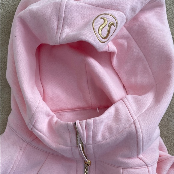lululemon Pink Women's Scuba Full-Zip Hoodie - Picture 5 of 5